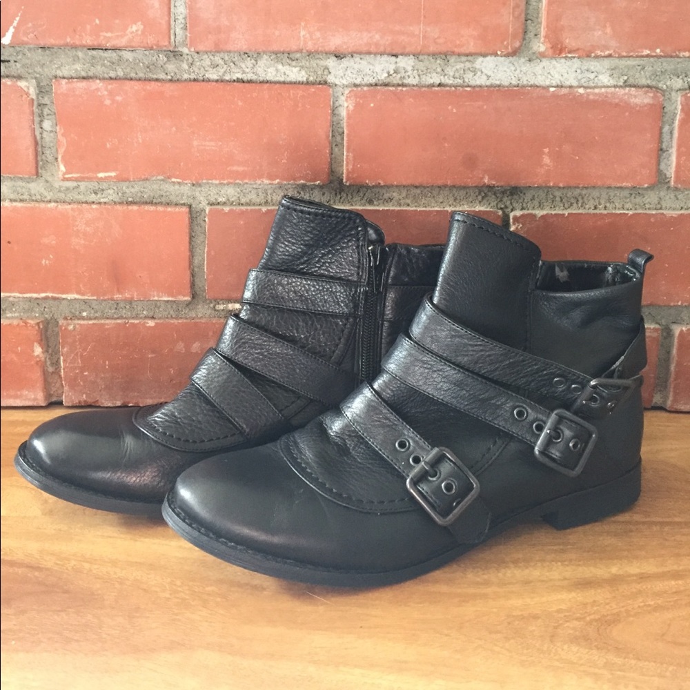 ALDO Chic Moto Booties - Leather